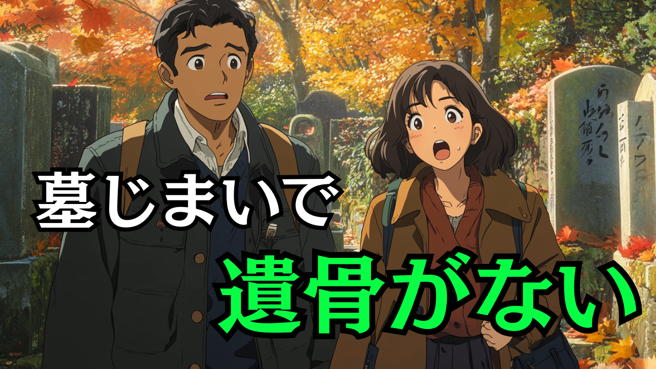 墓じまいで遺骨がない