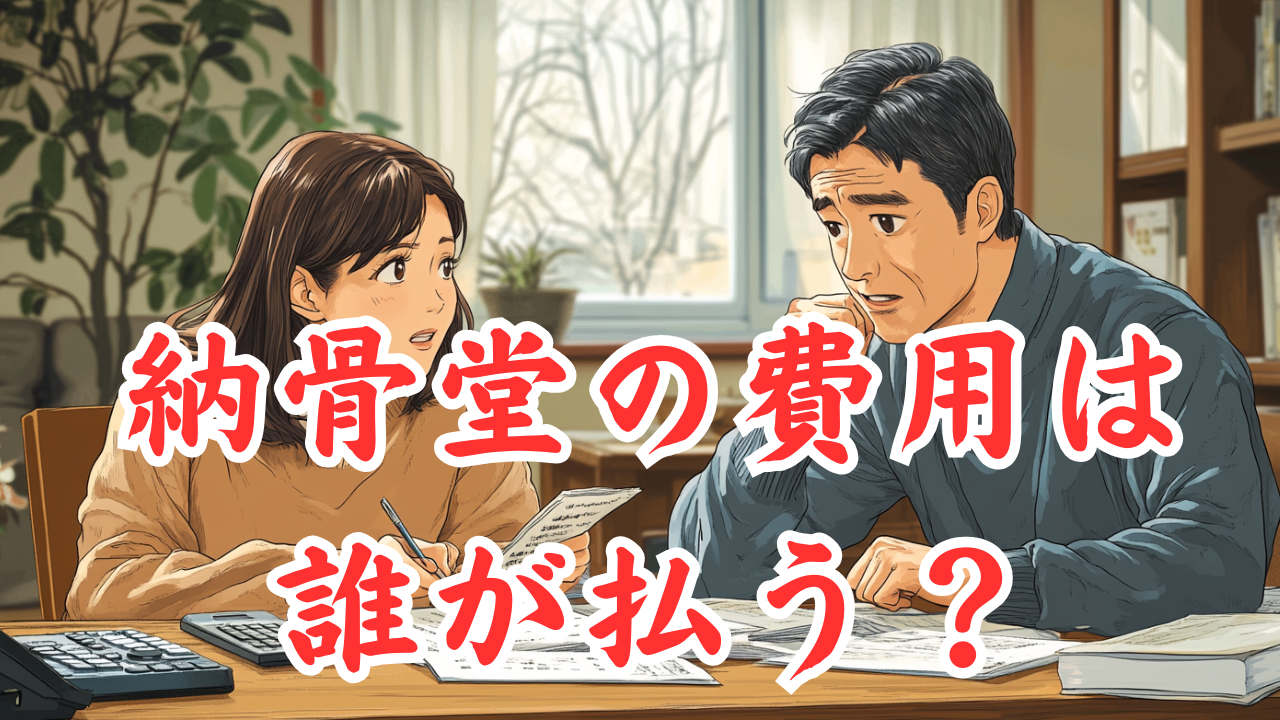納骨堂の費用は誰が払う？親族トラブルを防ぐ法的な正解とは