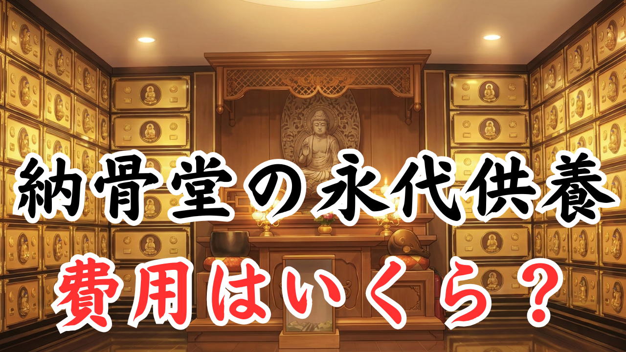 納骨堂の永代供養費用はいくら？相場と維持費を安くする方法