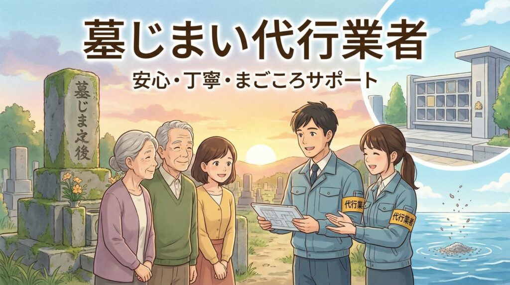 失敗しない墓じまい代行業者の選び方