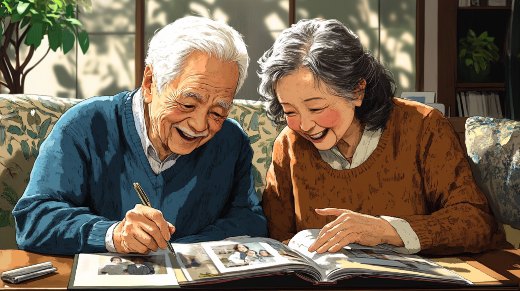 遺影写真や連絡先名簿の作成で子供の負担を軽減