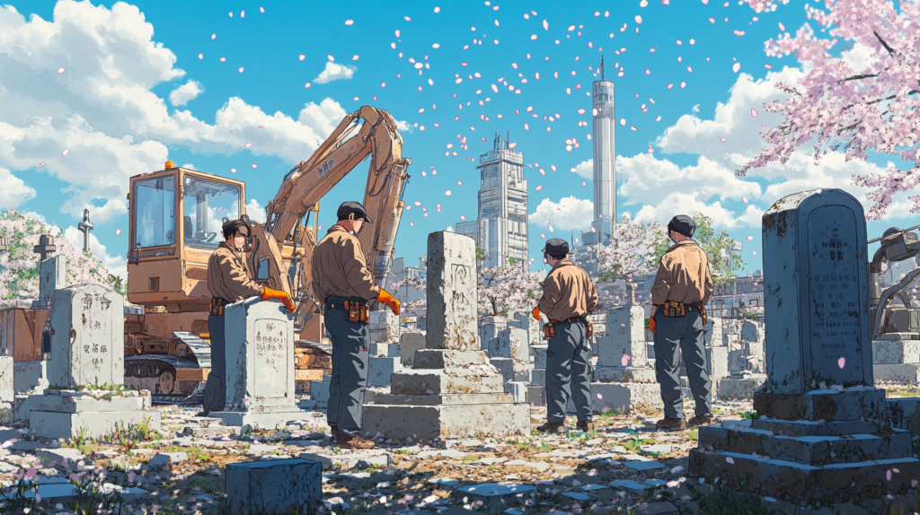 指定石材店の墓石撤去費用