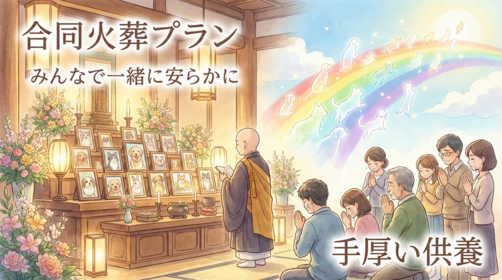 費用を抑えて供養する合同火葬プランの特徴