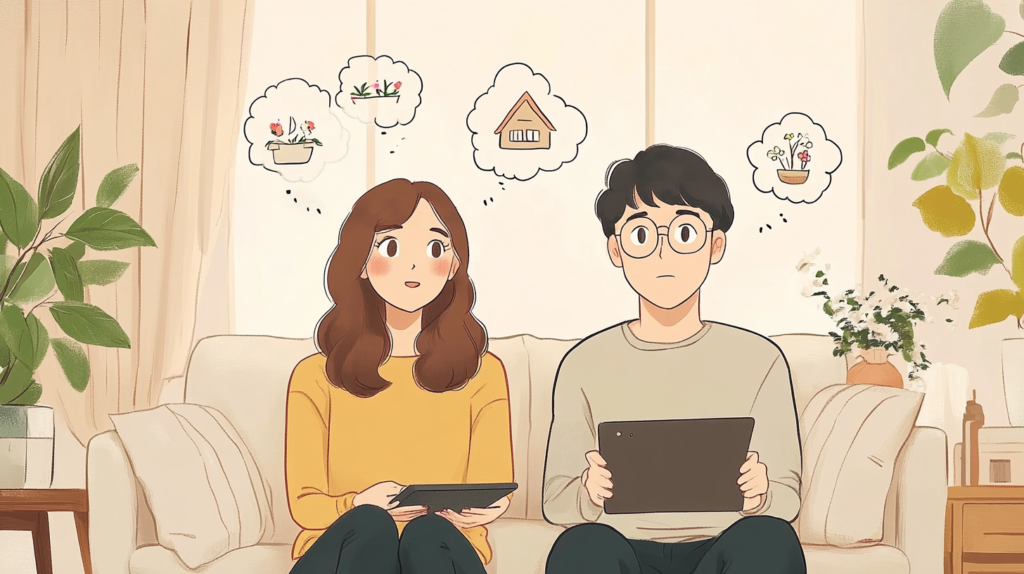 家型のハウスデザインで愛犬や愛猫の場所を作る