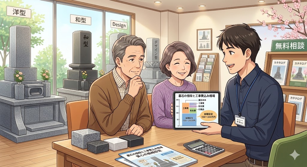 墓石の値段と工事費込み相場を徹底解説